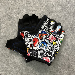 Kids Fingerless Cycling Gloves for Outdoor Sports, Boys and Girls Ages 4