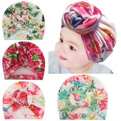 Floral Turban Headwrap for Baby Boys & Girls