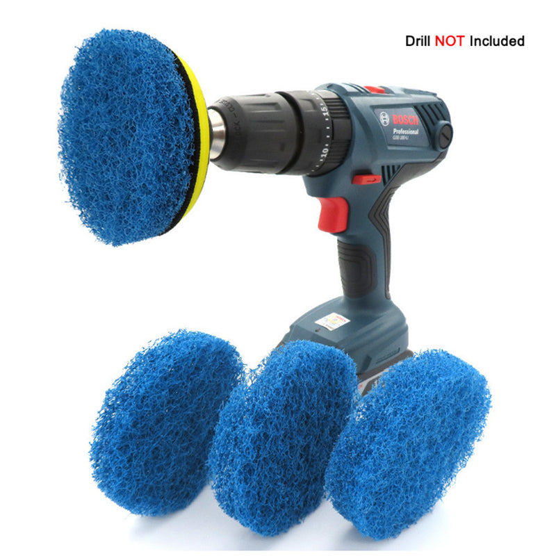 5pc Drill Brush Set for Deep Cleaning Scratch Resistant Bathroom Kitchen