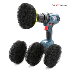 5pc Drill Brush Set for Deep Cleaning Scratch Resistant Bathroom Kitchen