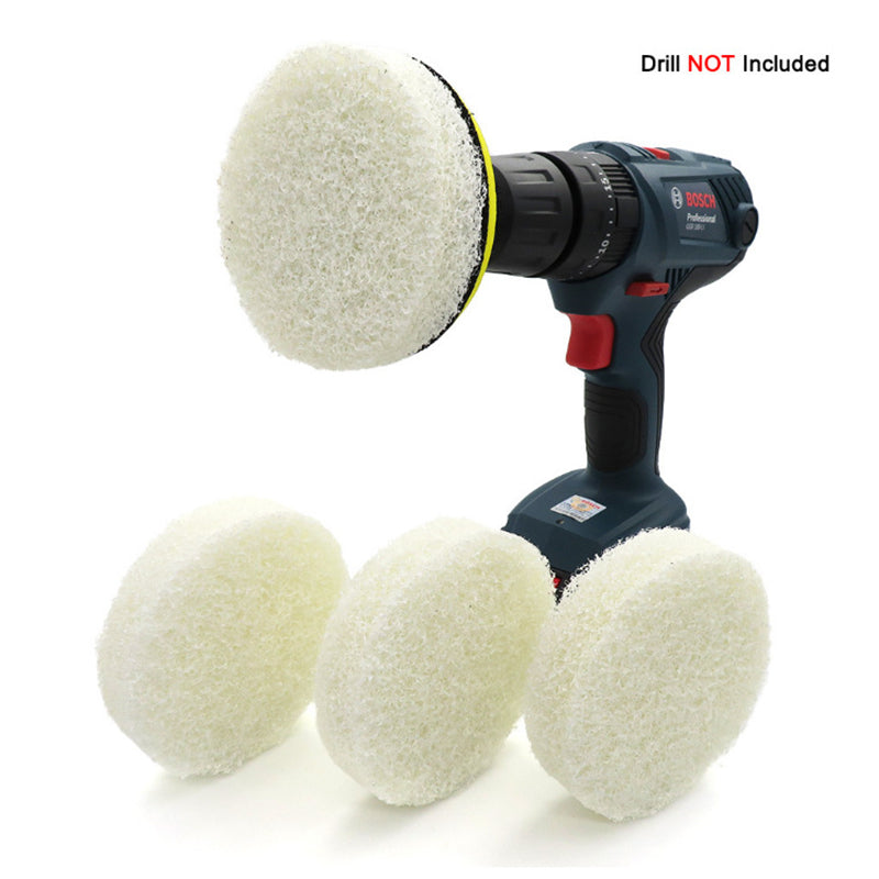 5pc Drill Brush Set for Deep Cleaning Scratch Resistant Bathroom Kitchen