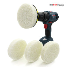 5pc Drill Brush Set for Deep Cleaning Scratch Resistant Bathroom Kitchen