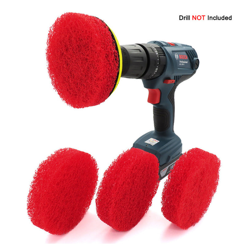 5pc Drill Brush Set for Deep Cleaning Scratch Resistant Bathroom Kitchen