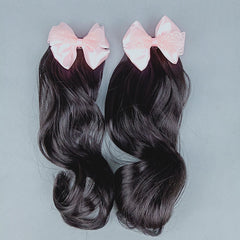 Girls Lace Bow Cartoon Wig Hair Accessories for Party