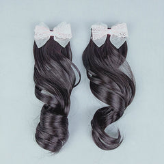 Girls Lace Bow Cartoon Wig Hair Accessories for Party