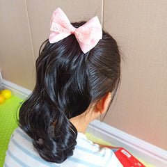 Girls Lace Bow Cartoon Wig Hair Accessories for Party