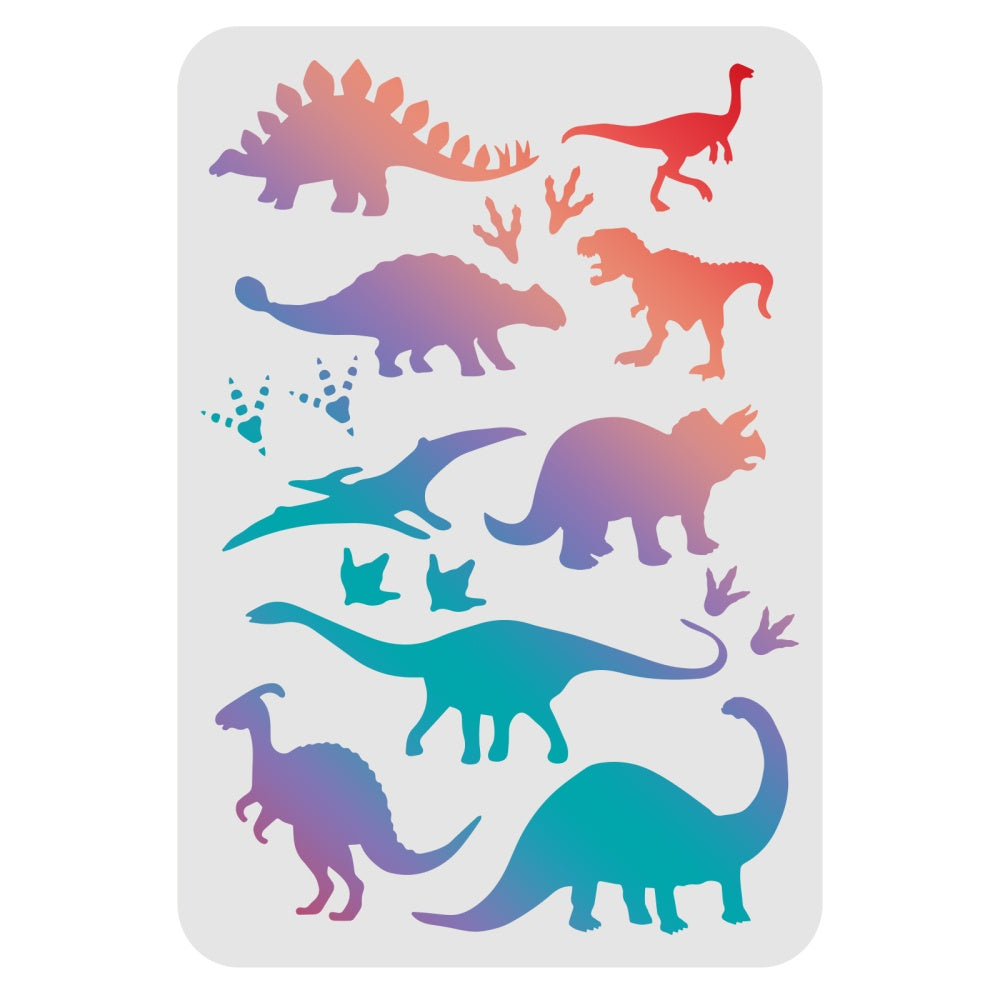 Dinosaurs Stencils 21 08x29 Tyrannosaurus Pattern