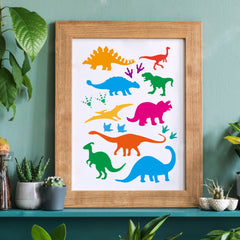 Dinosaurs Stencils 21 08x29 Tyrannosaurus Pattern