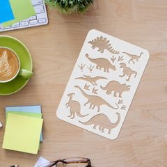 Dinosaurs Stencils 21 08x29 Tyrannosaurus Pattern
