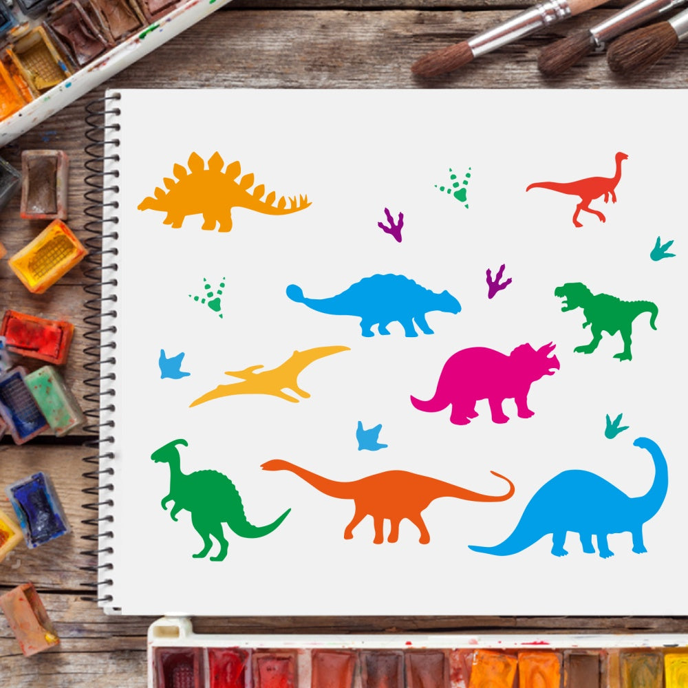 Dinosaurs Stencils 21 08x29 Tyrannosaurus Pattern