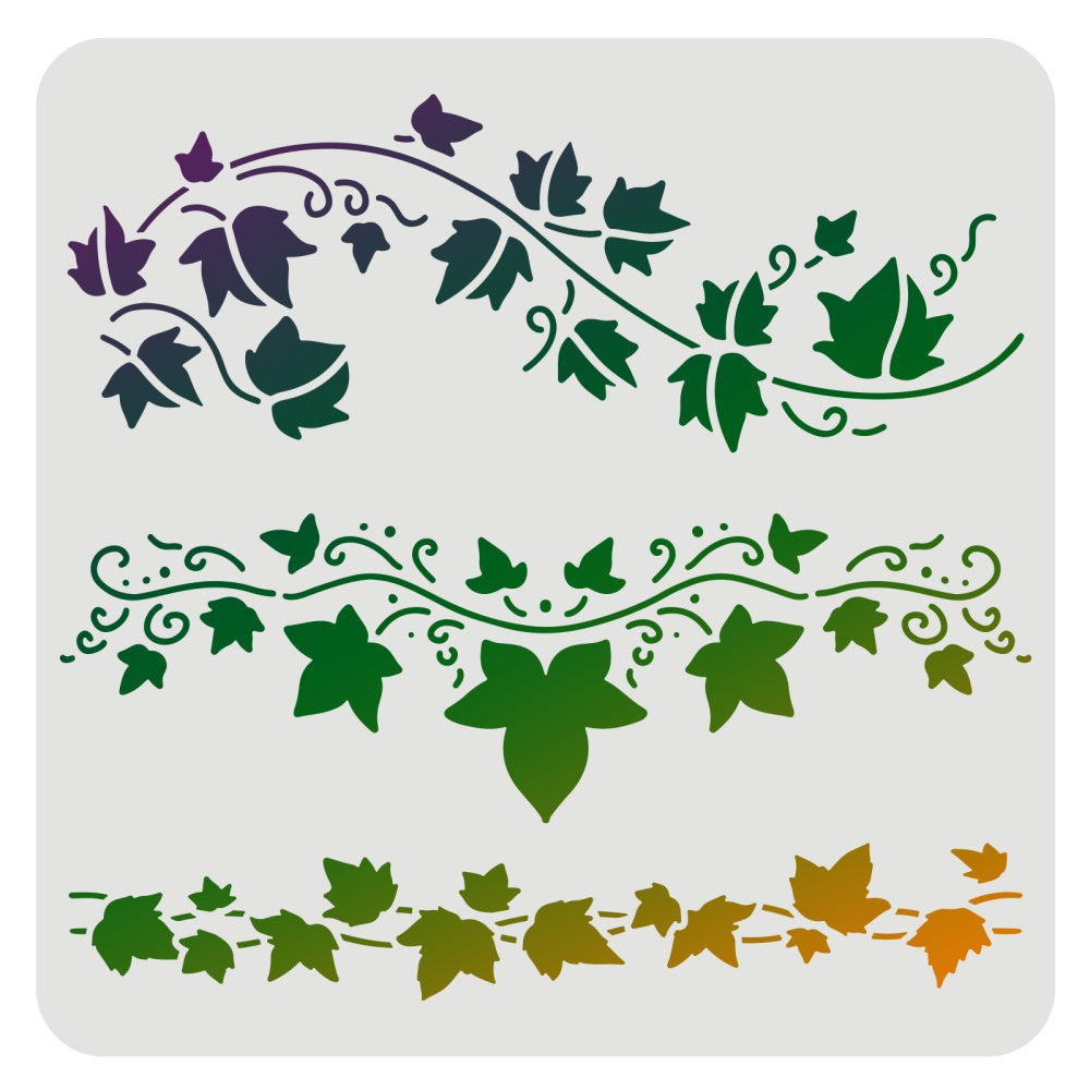 Ivy Shape Stencil 29x21cm Classic Wall Leaf Stencil