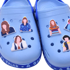 22pcs TV Dramas Cave Shoes DIY Accessories Random Style Flower Shoes Buckle