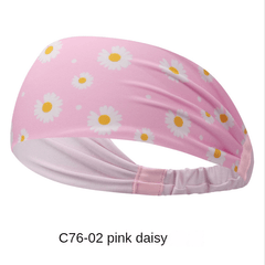 Daisy Hair Band Yoga Elastic Headband Cross Border Fitness Sports