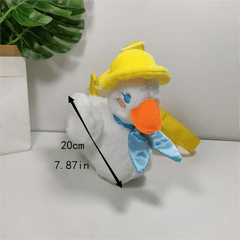 Adorable Plush Duck Crossbody Bag Coin Purse Wallet for Kids