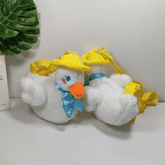 Adorable Plush Duck Crossbody Bag Coin Purse Wallet for Kids