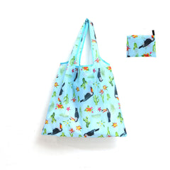 Japanese Large Capacity Shopping Bag, Foldable Calico Square Bag