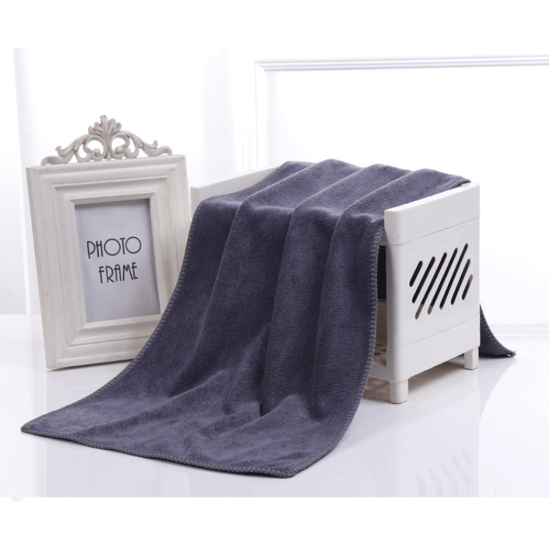 2pcs Microfiber Car Cleaning Towel Household Glass Washing