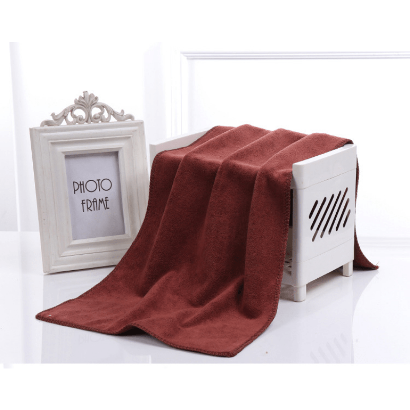 2pcs Microfiber Car Cleaning Towel Household Glass Washing