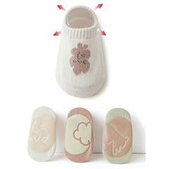Cotton Anti-skid Socks for Infants Toddlers - Cartoon Animal Plant Patterns