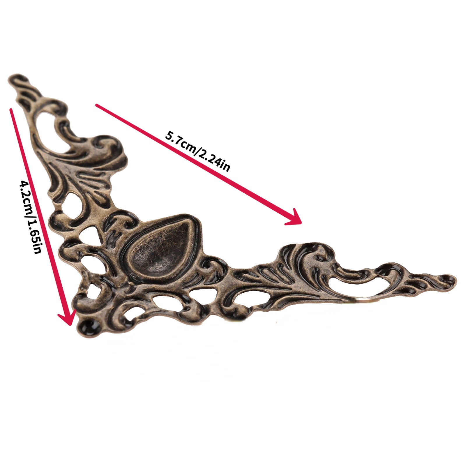 20pcs Wood Box Corner Protector Antique Furniture Decorative Cover