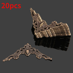 20pcs Wood Box Corner Protector Antique Furniture Decorative Cover