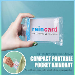 Disposable Adult Raincoat Ponchos with Drawstring Hood