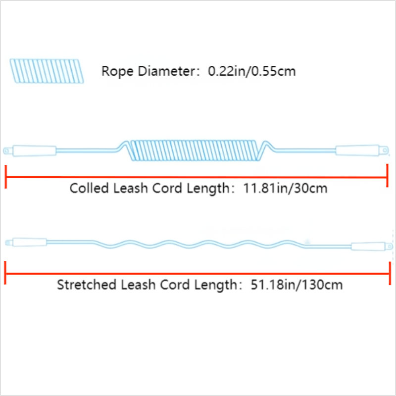 TPU Safety Hand Rope for Water Skiing and Surfing
