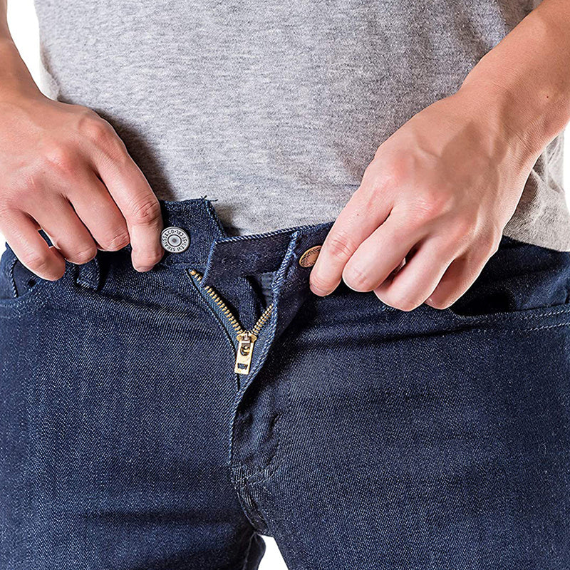 4pcs Waist Extender For Trousers Jeans Button Belt Extension
