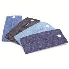 4pcs Waist Extender For Trousers Jeans Button Belt Extension