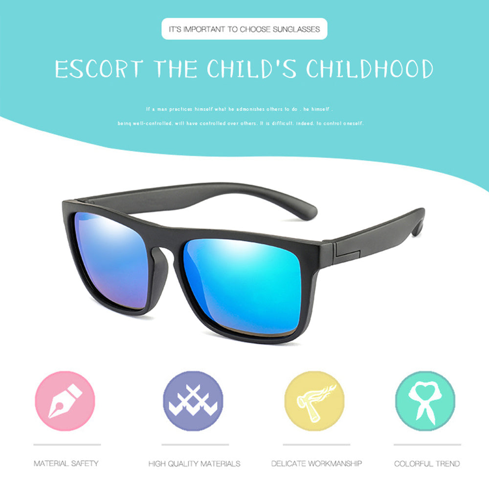 Kids Polarized UV400 Sun Protection Sunglasses for Outdoor Activities