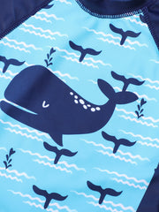 Boys Whale Swim Trunks & Tops Set for Beach Vacation