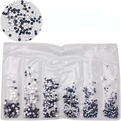 Crystal AB Nail Gems Stones Flat Back Nail Art Rhinestones