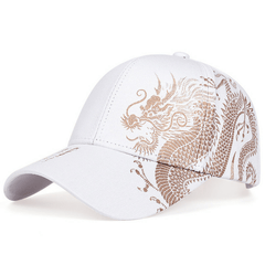Chinese Dragon Pattern Sun Protection Hat Hip Hop Cap