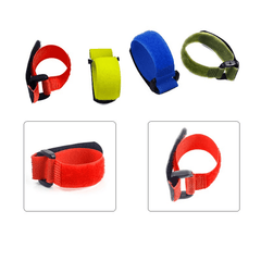 1pc Reusable Fishing Rod Tie Holder Strap Hook Loop Cord Belt