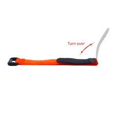 1pc Reusable Fishing Rod Tie Holder Strap Hook Loop Cord Belt