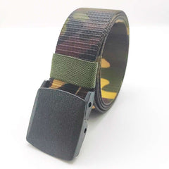 47in Men's Camo Nylon Tactical Belt Quick Release Buckle