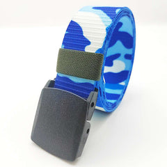 47in Men's Camo Nylon Tactical Belt Quick Release Buckle