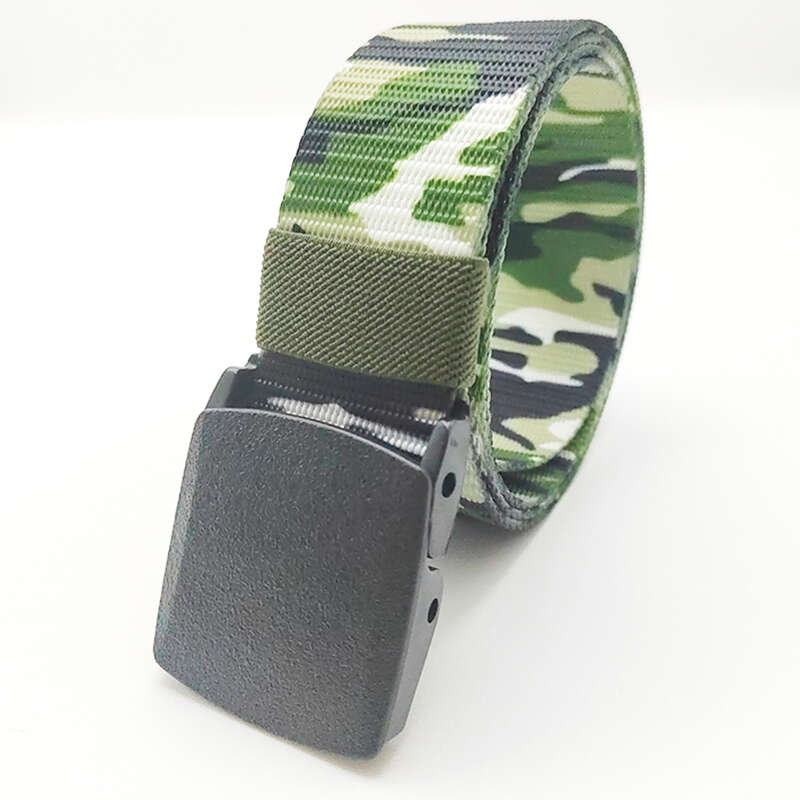 47in Men's Camo Nylon Tactical Belt Quick Release Buckle