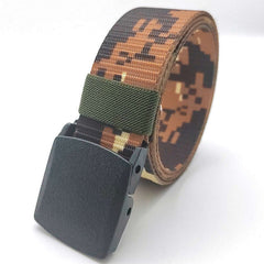 47in Men's Camo Nylon Tactical Belt Quick Release Buckle