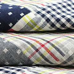 Plaid Pattern Oil Leather Peaked Cap Sporty Woven Casual Peaked Cap