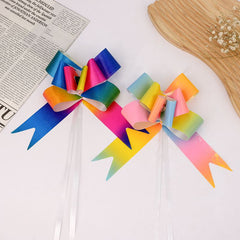 10pcs Modern Block Gift Wrap Bow Set for Party