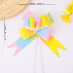 10pcs Modern Block Gift Wrap Bow Set for Party