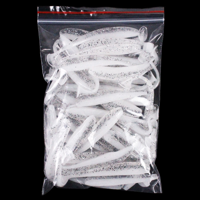 50pcs Silicone Fishing Lures Realistic Swimbait Wobblers for Sea Fishing