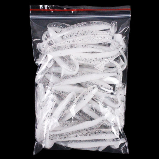 50pcs Silicone Fishing Lures Realistic Swimbait Wobblers for Sea Fishing