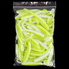 50pcs Silicone Fishing Lures Realistic Swimbait Wobblers for Sea Fishing
