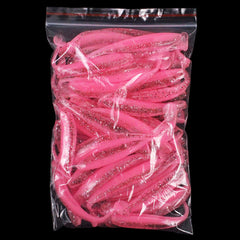 50pcs Silicone Fishing Lures Realistic Swimbait Wobblers for Sea Fishing