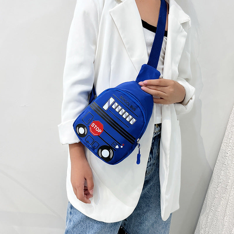 Teen Cartoon Zipper Sling Bag for Travel Gift