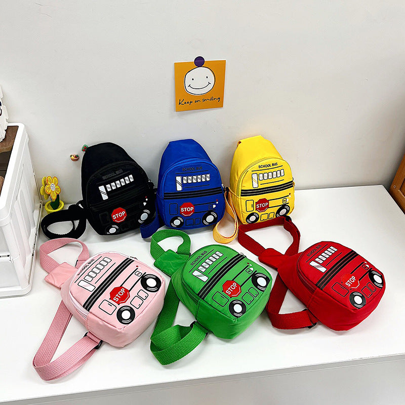 Teen Cartoon Zipper Sling Bag for Travel Gift