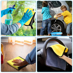 5PCS Microfiber Cleaning Cloth Towel for Car Detailing