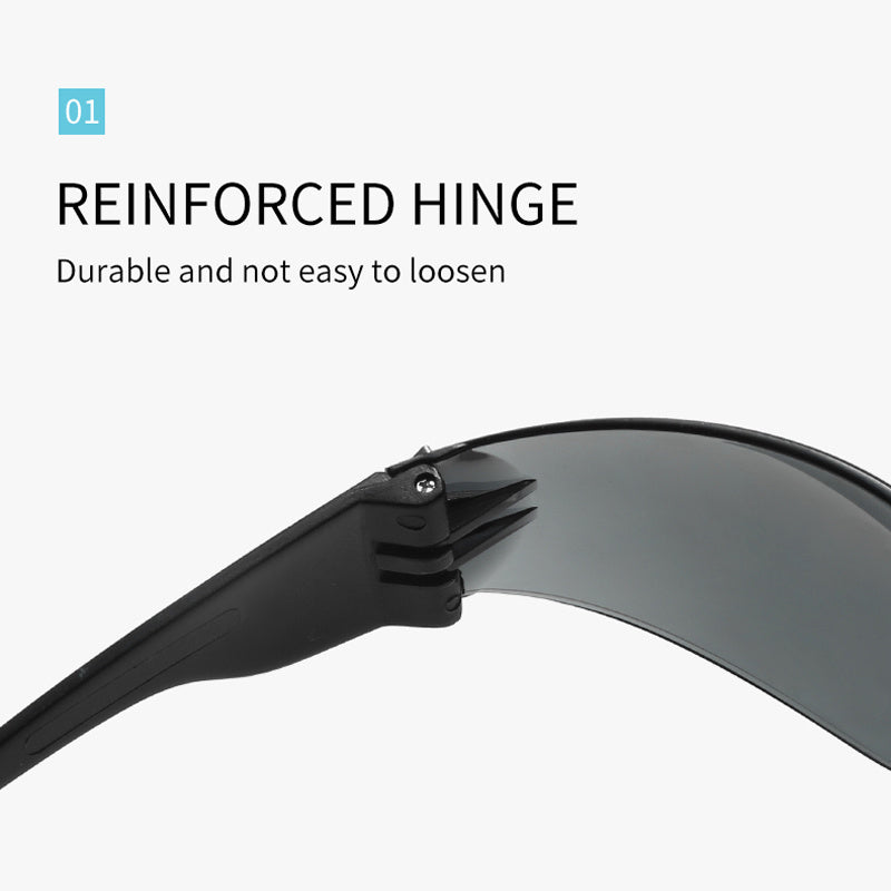Men's Star Pattern Rimless Sunglasses UV Protection Glasses